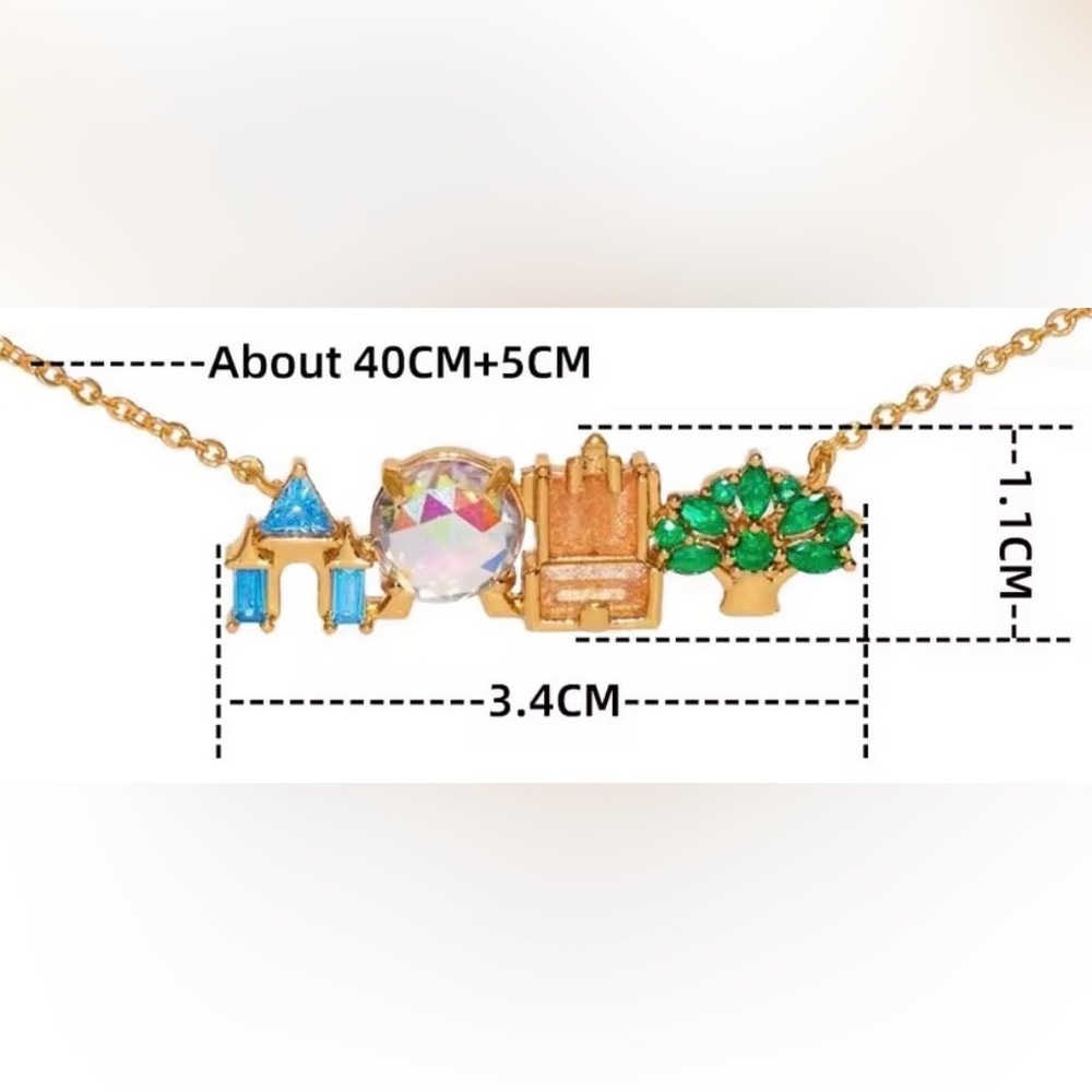 Walt Disney World Four Park Icons Gold Girls Crew lookalike NWOT - Picture 4 of 4